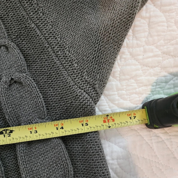 Hannah cable knit sweater dress with glossy buttons size medium women - Picture 10 of 10